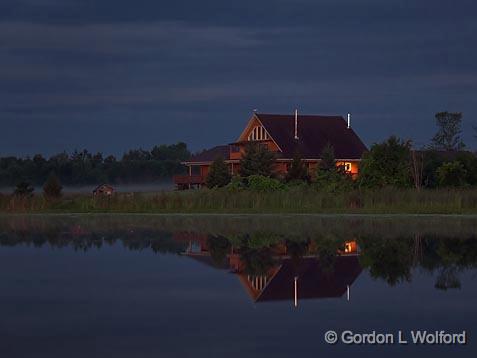 House Beside Water_19081.jpg - First Light At Otter Creek photographed near Smiths Falls, Ontario, Canada.